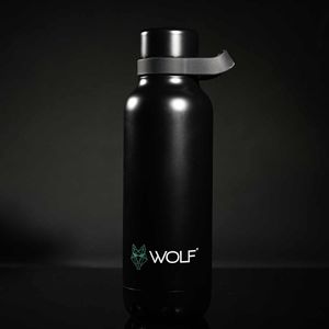 Wolf Outdoors Vacuum Hot & Cold Flask Black 700ml