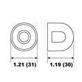 Aluminium Anode Engine Nut Mercruiser