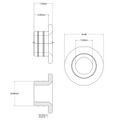 RWO Through Deck Low Friction Bush 7mm Bore