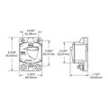 Blue Sea 187 Surface Mount Circuit Breaker 25A