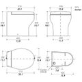 Tecma Silence Plus 2G Hi Toilet C/System 1 Switch 230V
