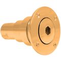 AG Pump Out Socket Brass
