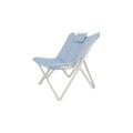 Bo-Camp Pastel Collection Relax Chair Gordes L Oxford Blue