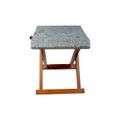 Bo-Camp Urban Collection Stool Brentford Wood Grey
