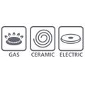 Bo-Camp Cookware Set Elegance Compact 2 RVS