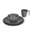 Bo-Camp Tableware Stone (16 Pieces / Grey)