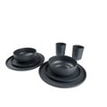 Bo-Camp Industrial Collection Tableware Patom (16 Pieces / Anthracite)