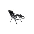 Crespo Zero Gravity Chair AP/232 Air Deluxe in Black