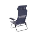 Crespo Beach Chair AL/205 Compact in Dark Blue