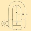 AG Stainless Steel Bow Shackle 4mm