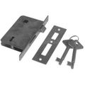 AG Key Door Mortise Lock Right Hand Chrome