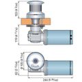 Quick TB2 512 Tumbler Capstan Winch (500W / 12V)